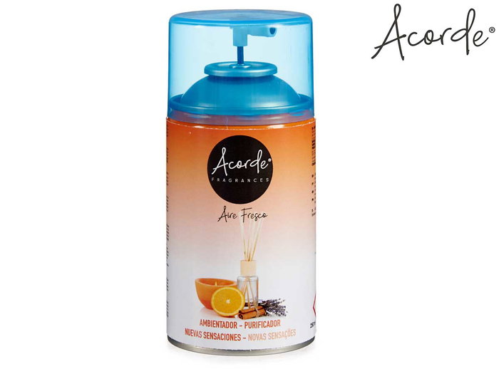 Acorde Recambio Ambientador Aerosol 250 ml Sensaciones 6.5 x 14.5 x 6.5 cm (Set de 6) Acorde Recambio Ambientador Aerosol 250 ml Sensaciones 6.5 x 14.5 x 6.5 cm (Set de 6)