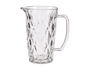 Vivalto Jarra Agua 1L Diamante Vidrio Transparente 12x19.5x17.7 cm (Set de 6)