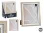 Giftdecor Portafotos Natural Borde Blanco 20x25 cm (Set de 24)