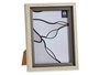 Giftdecor Portafotos Natural Borde Gris 15x20 cm, Plástico y Vidrio (24 Unidades)