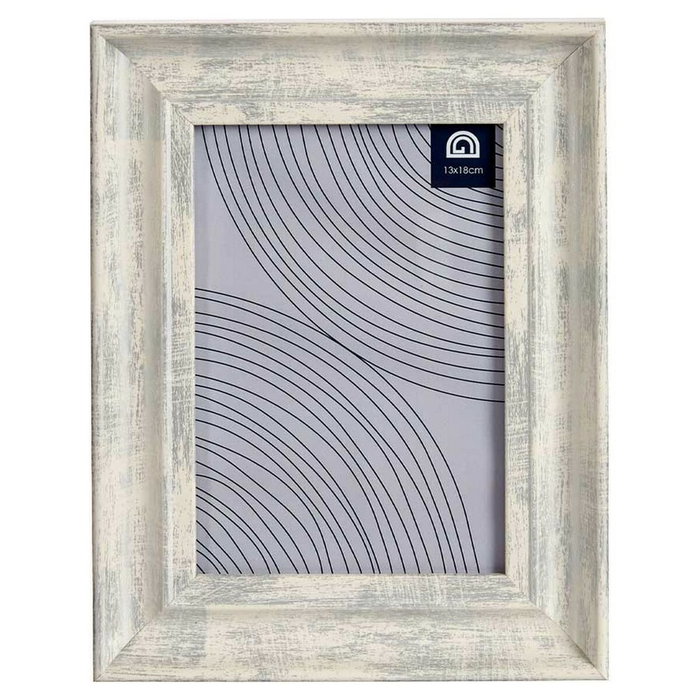 GIFTDECOR Portafotos Efecto Madera Plata 13x18 cm (24 Unidades)