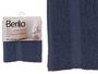 Berilo Toalla de Baño Lisa 90 x 50 cm - Azul Oscuro - 80% Algodón 20% Poliéster (Set de 24)