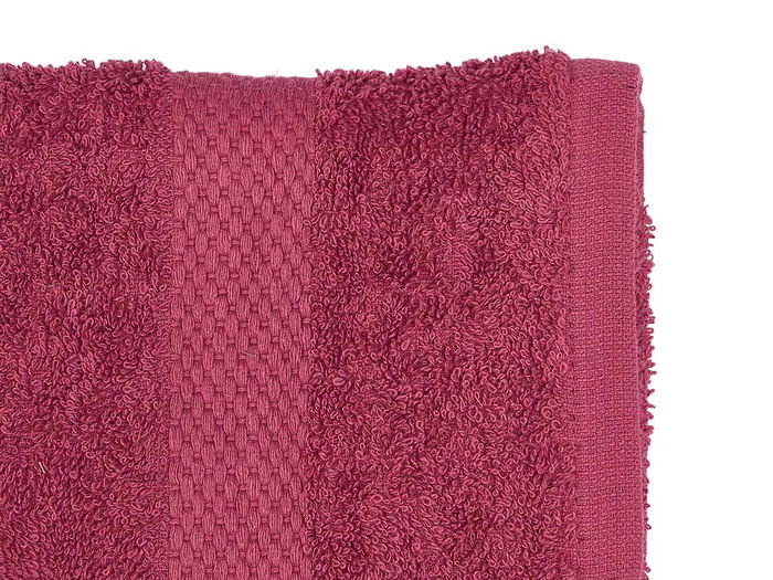 Berilo Toalla Lisa 90x50 cm, Color Granate, Algodón y Poliéster (Set de 24) Berilo Toalla Lisa 90x50 cm, Color Granate, Algodón y Poliéster (Set de 24)