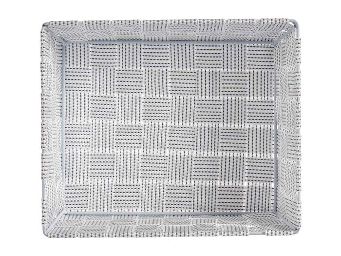 Kipit Cesta Tela Sin Asas Blanca 24 cm (20x24x8 cm) Poliester (Set de 24)