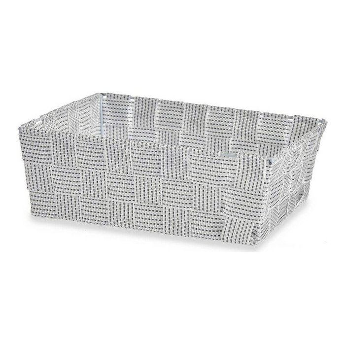 KIPIT Cesta de tela sin asas Blanco