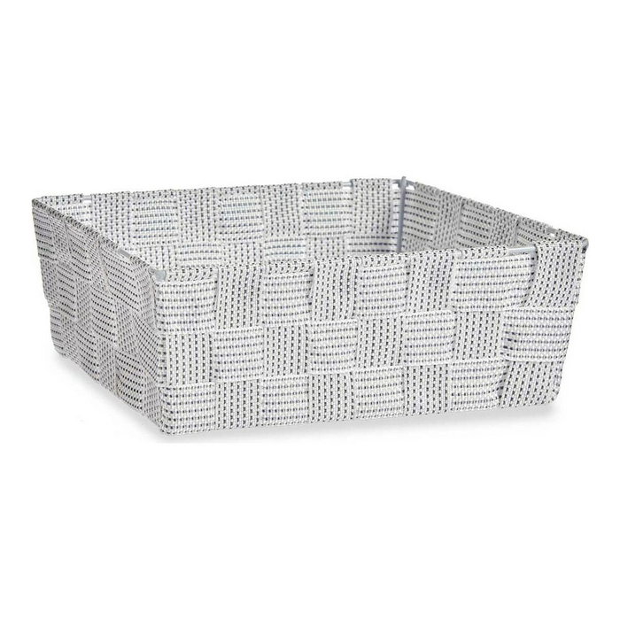 KIPIT Cesta de tela sin asas Blanco