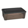 Stefanplast Caja Elegance 5 L Gris y Gris Transparente