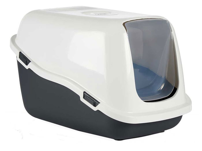 Mascow Arenero Cubierto Plástico Antracita 40x30x57 cm con Filtro (Set de 12)