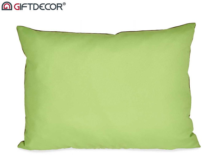 Giftdecor Set de 6 Cojines de Terciopelo Verde 60x45 cm