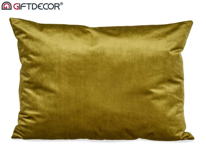 Giftdecor Set de 6 Cojines de Terciopelo Verde 60x45 cm
