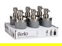 Berilo Dosificador Plateado Gris 350 ml 8x17x9 cm (Set de 12)