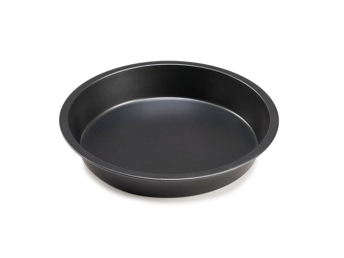 Kinvara Molde Redondo Metal 28 cm x 4.2 cm Gris Oscuro, Antiadherente, Alta Calidad, Apto para Horno (Set de 24)