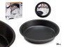 Kinvara Molde Redondo Metal 28 cm x 4.2 cm Gris Oscuro, Antiadherente, Alta Calidad, Apto para Horno (Set de 24)
