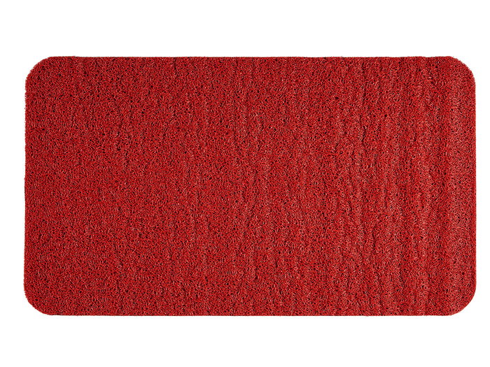 Giftdecor Felpudo Rojo PVC Poliester 70x40 cm (Set de 12)
