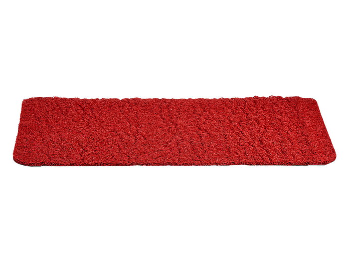Giftdecor Felpudo Rojo PVC Poliester 70x40 cm (Set de 12)