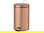 Berilo Papelera Pedal 12L Metal Cobre 25 x 39.5 x 32 cm (Set de 4)