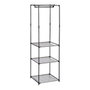 Kipit Armario Abierto Sencillo 160cm Negro - Gris