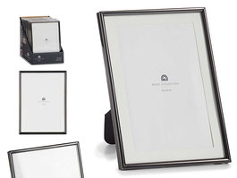 Giftdecor Portafotos Acero Negro para Foto 13x18cm (Set de 24)