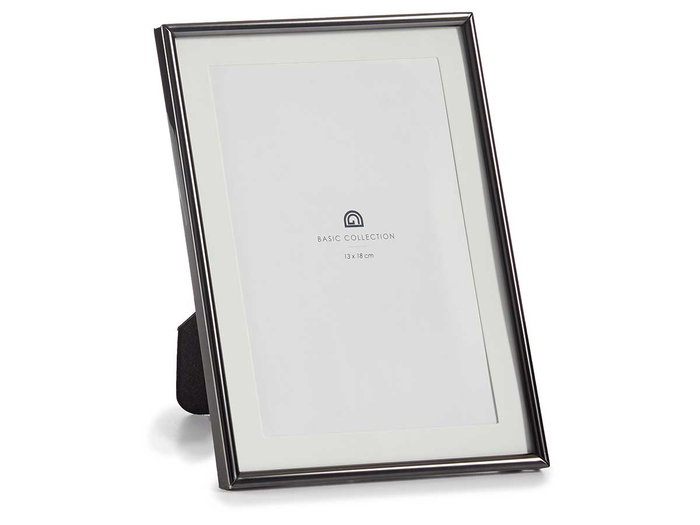 Giftdecor Portafotos Acero Negro para Foto 13x18cm (Set de 24)