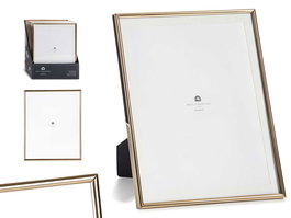Giftdecor Portafotos Acero Dorado 20x25 cm (Set de 12)