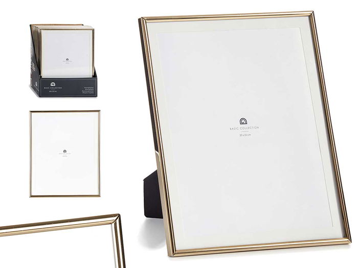 Giftdecor Portafotos Acero Dorado 20x25 cm (Set de 12) Giftdecor Portafotos Acero Dorado 20x25 cm (Set de 12)