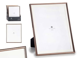 Giftdecor Portafotos Acero Cobre 20x25 cm (Set de 12)