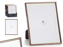 Giftdecor Portafotos Acero Cobre 15x20 cm (Set de 24)