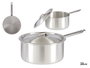 Kinvara Cazo de Aluminio con Tapa 22 cm Capacidad 4 L Apto para Gas y Horno (Set de 10)