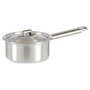 Kinvara Cazo de Aluminio con Tapa 12cm Plata
