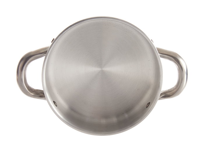Kinvara Sarten Aluminio con Asas 16 cm, Plata. Apto para Gas y Horno, Apto para Lavavajillas. (Set de 12)