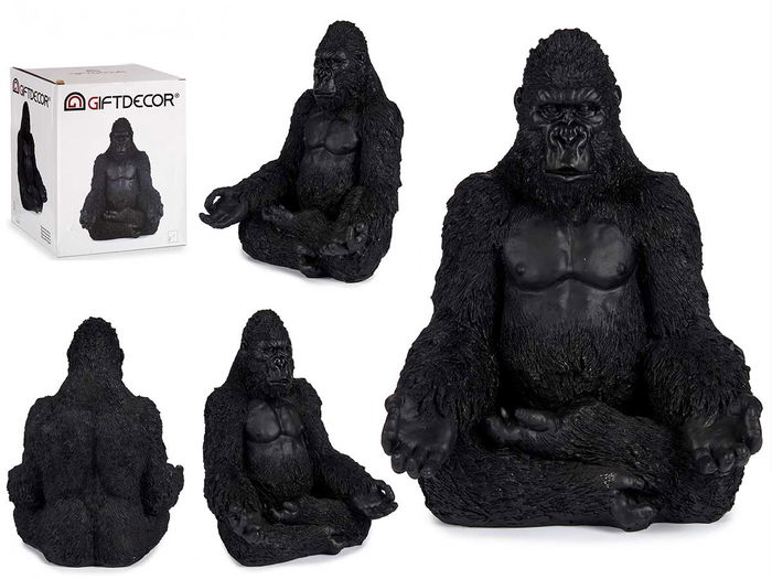 Giftdecor Gorila Manos Abiertas Negro 19 x 26.5 x 22 cm (Set de 4) Giftdecor Gorila Manos Abiertas Negro 19 x 26.5 x 22 cm (Set de 4)