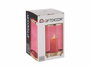 Giftdecor Base para Vela de Cristal Cilíndrica con Base Metálica, Color Rosa y Oro, Dimensiones 12.2 x 19.5 x 12.2 cm (Vela no Incluida) (Set de 8)