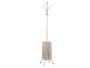 Giftdecor Perchero Paraguero Metal Cuadrado Crema 34 x 188 x 34 cm