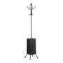 GIFTDECOR Perchero Paragüero Metal Cuadrado Negro