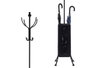 Giftdecor Perchero Paraguero Metal Cuadrado Negro 34 cm x 188 cm x 34 cm