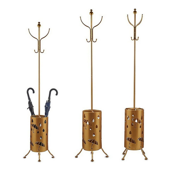 Giftdecor Perchero Paragüero Metal Redondo Dorado Giftdecor Perchero Paragüero Metal Redondo Dorado