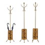 Giftdecor Perchero Paragüero Metal Redondo Dorado