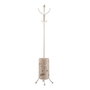 GIFTDECOR Perchero Paragüero Metal Redondo Crema