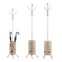 GIFTDECOR Perchero Paragüero Metal Redondo Crema