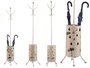 Giftdecor Perchero Paraguero Metal Redondo Crema 44x44x1.9 cm