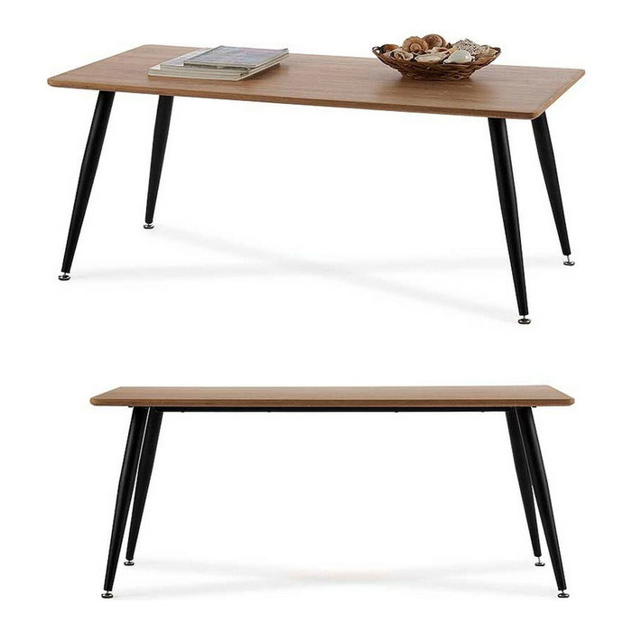 GIFTDECOR Mesa de Centro Efecto Madera