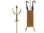Giftdecor Perchero Paraguero Metal Cuadrado Dorado 34 x 188 x 34 cm