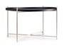 Giftdecor Mesa Redonda Negro 76.5x46x76.5 cm