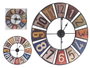 Giftdecor Reloj Retro Colores Metal