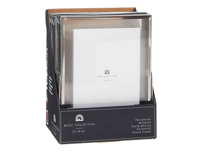 GIFTDECOR Marco Metal Plata para Foto 13x18 cm (Set de 12)