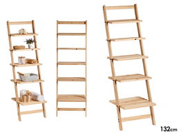 Kipit Estanteria Madera 5 Baldas Marron 41x132x29.2cm (Set de 6)