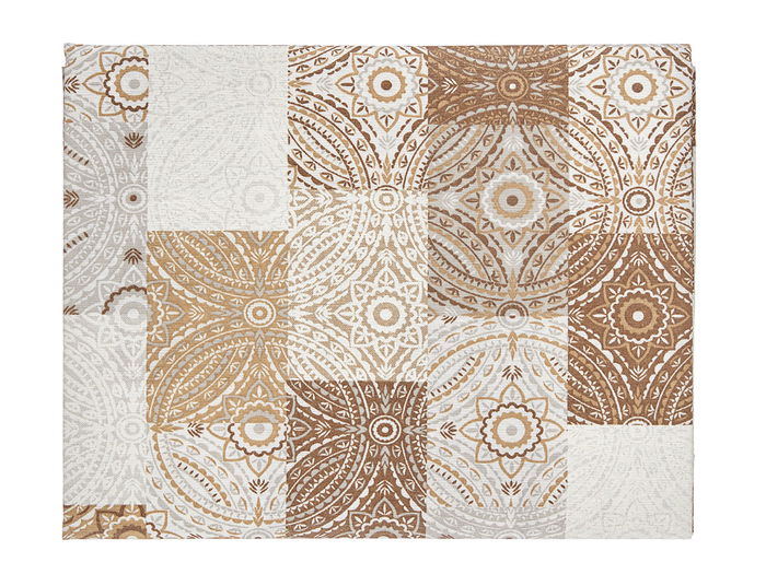 Kinvara Mantel Loneta Antimanchas Azulejo Beige 140x180 cm (Set de 6)