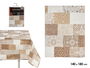 Kinvara Mantel Loneta Antimanchas Azulejo Beige 140x180 cm (Set de 6)