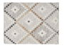 Kinvara Mantel Loneta Antimanchas 140x180 cm Rombos Beige (Set de 6)