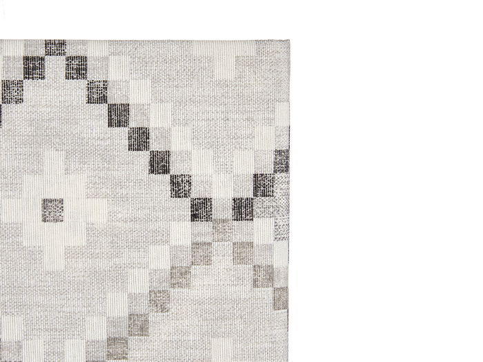 Kinvara Mantel Antimanchas Loneta 140x180 cm Rombos Gris (Set de 6)